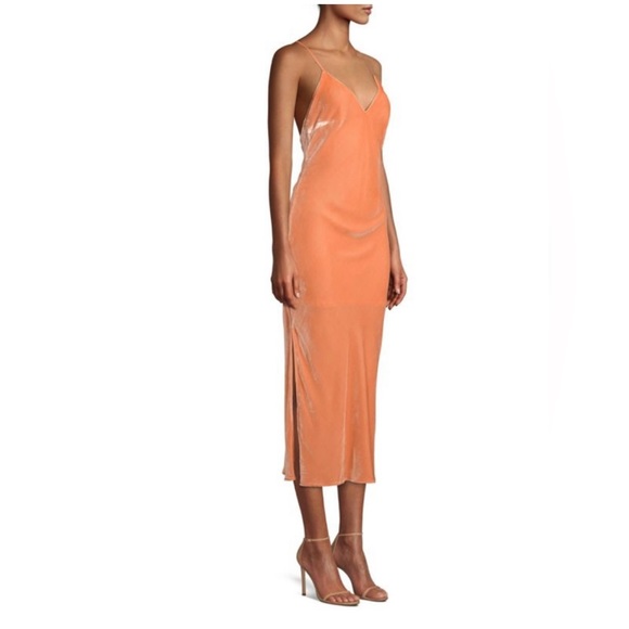 NWT‼️ Le Superbe Nomad Velvet Midi-Length Slip Dress - Picture 3 of 9